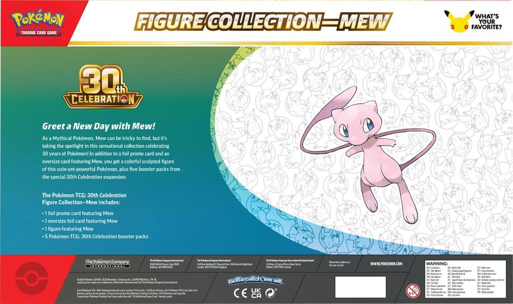 30th Celebration Mew Figure Collection - product view 2