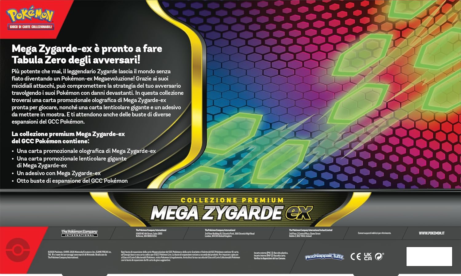 Mega Zygarde ex Pokemon Premium Collection