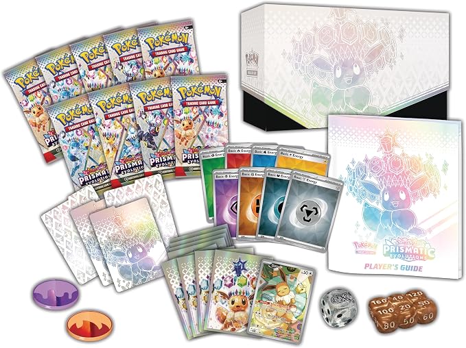 Pokemon Scarlet & Violet Prismatic Evolutions Elite Trainer Box