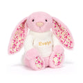 Blushkin Blossom Luxe Bunny with Personalized Cream Jumper