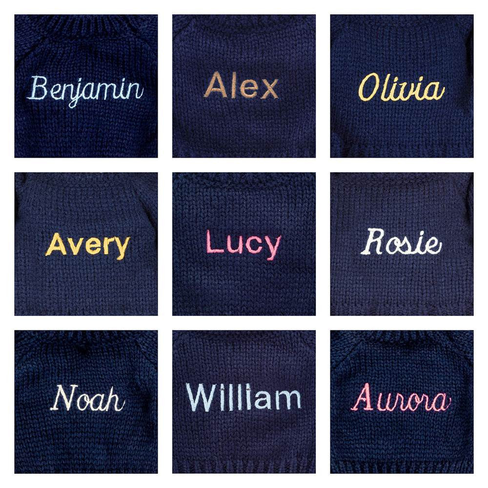 Bashful Luxe Bunny Scarlett with Personalized Navy Jumper