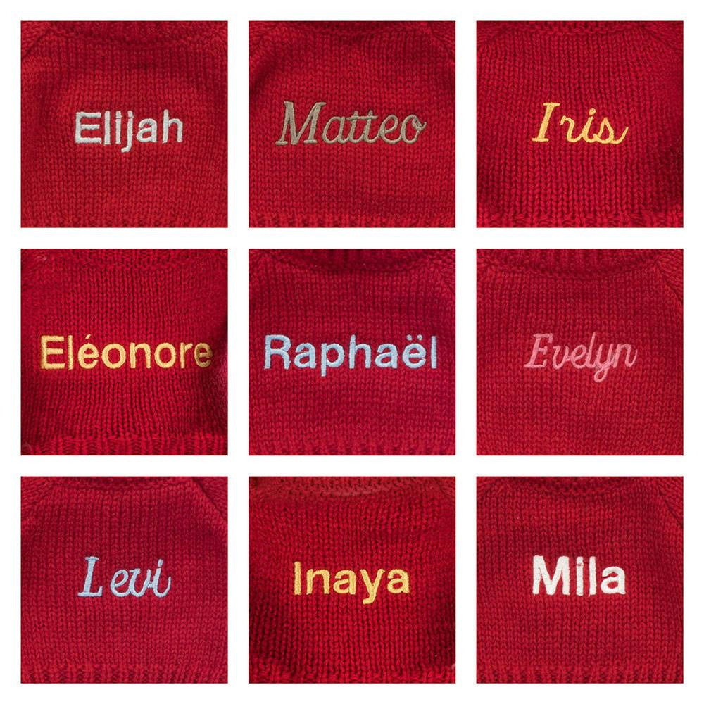 Bashful Luxe Bunny Scarlett with Personalized Red Jumper