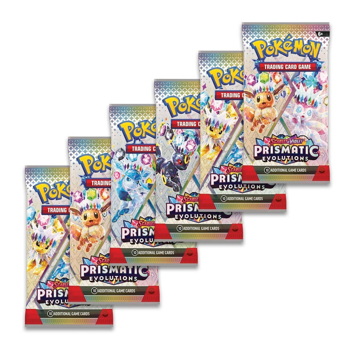 Pokémon TCG: Scarlet & Violet-Prismatic Evolutions Booster Bundle (6 Packs) (2)