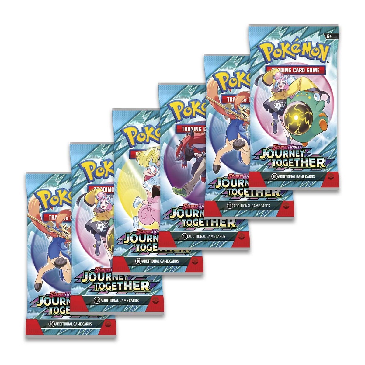 Pokemon TCG: Scarlet & Violet-Journey Together Booster Bundle (6 Packs)