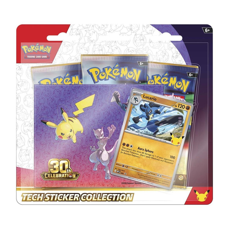 Pokémon TCG: 30th Celebration Tech Sticker Collection (Lucario) (1)