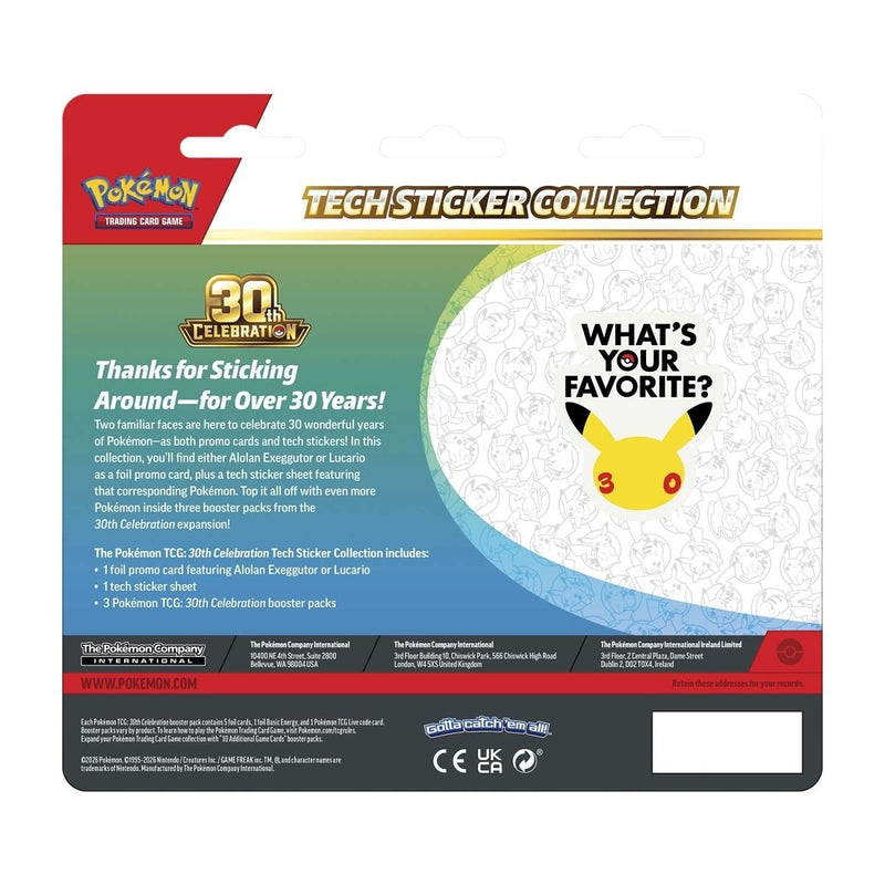 Pokémon TCG: 30th Celebration Tech Sticker Collection (Alolan Exeggutor) (5)