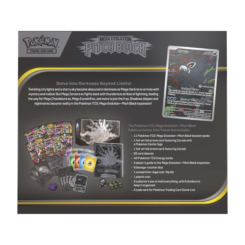 Pokémon TCG: Mega Evolution-Pitch Black Pokémon Center Elite Trainer Box (9)