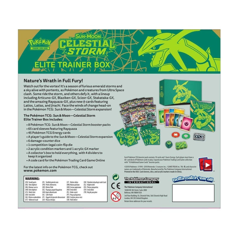 Pokémon TCG: Sun & Moon-Celestial Storm Elite Trainer Box (10)