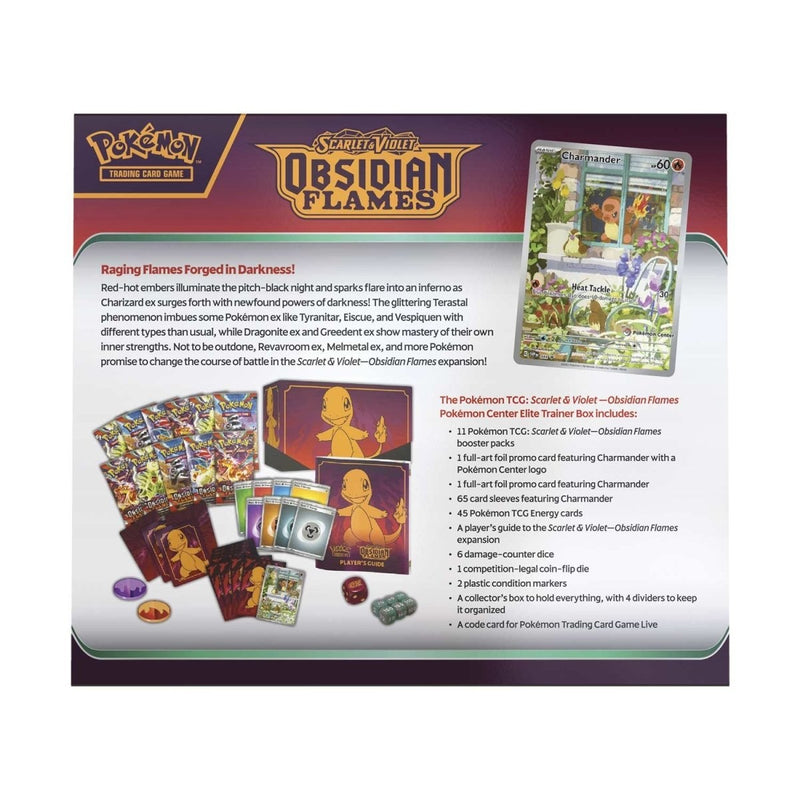 Pokémon TCG: Scarlet & Violet-Obsidian Flames Pokémon Center Elite Trainer Box (10)