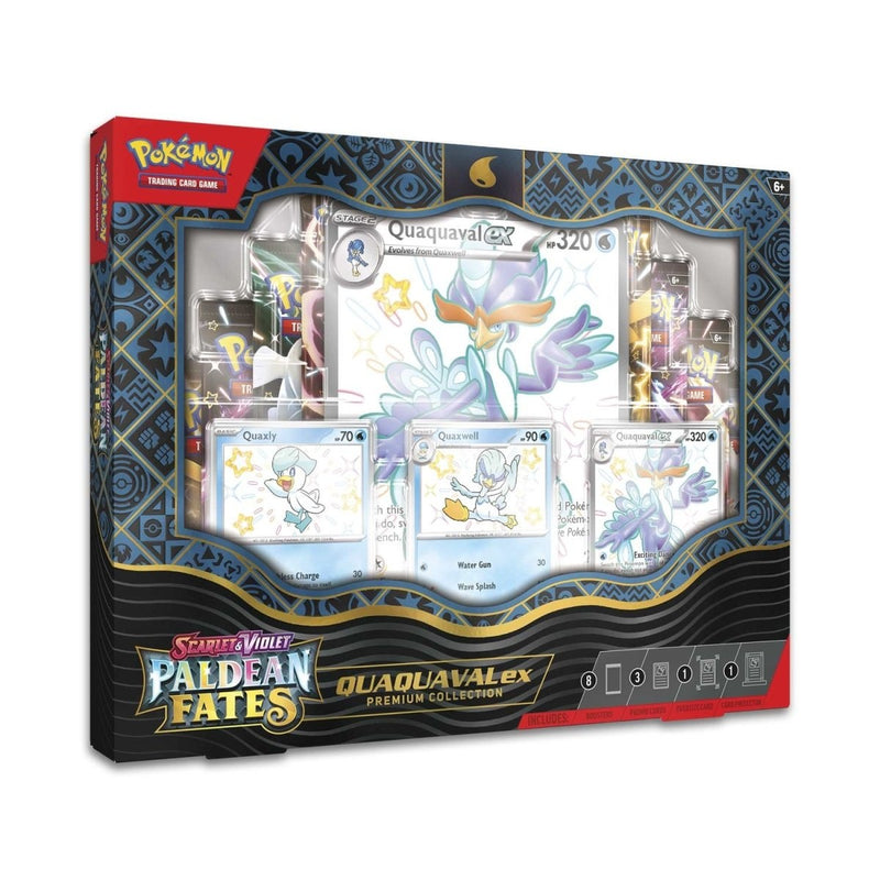 Pokémon TCG: Scarlet & Violet-Paldean Fates Quaquaval ex Premium Collection (1)