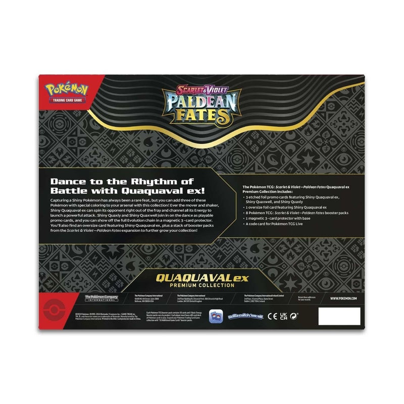 Pokémon TCG: Scarlet & Violet-Paldean Fates Quaquaval ex Premium Collection (5)