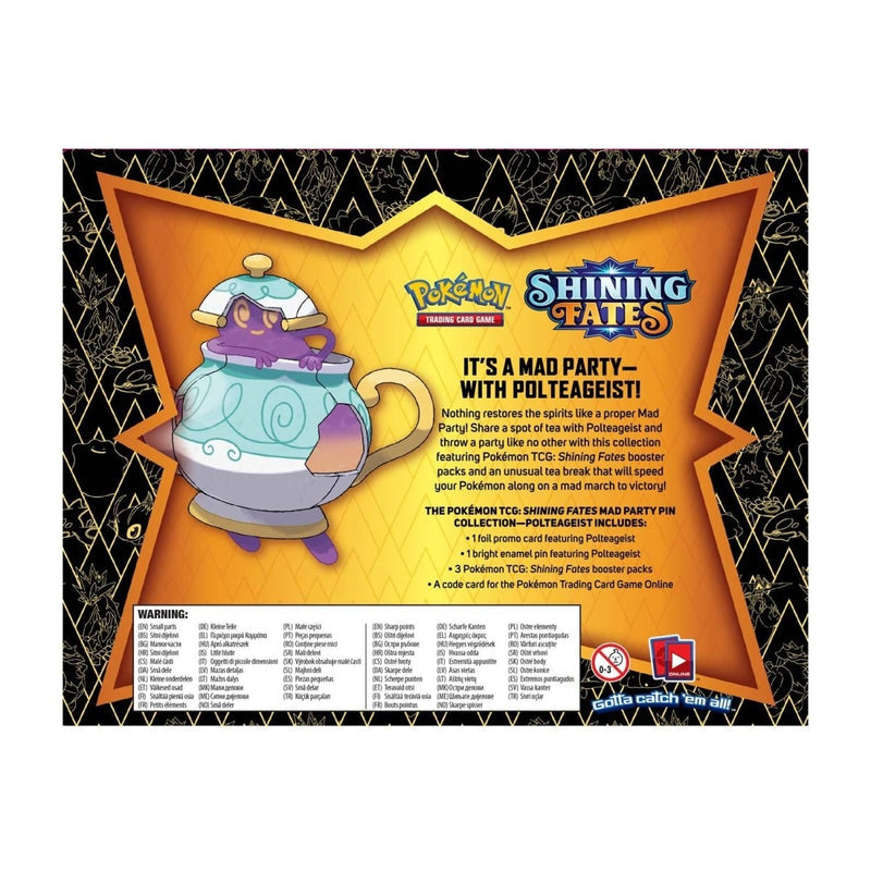 Pokémon TCG: Shining Fates Mad Party Pin Collection (Polteageist) (4)