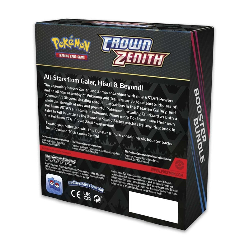 Pokémon TCG: Crown Zenith Booster Bundle (4)