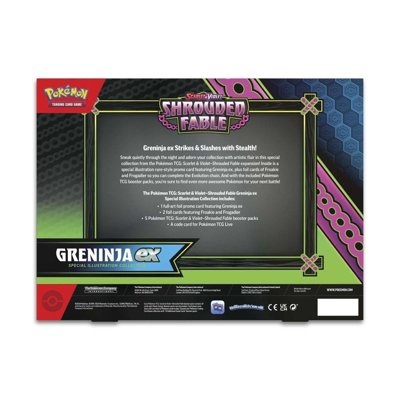 Pokémon TCG: Scarlet & Violet-Shrouded Fable Greninja ex Special Illustration Collection (4)