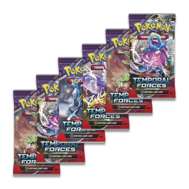 Pokémon TCG: Scarlet & Violet-Temporal Forces Booster Bundle (6 Packs) (2)