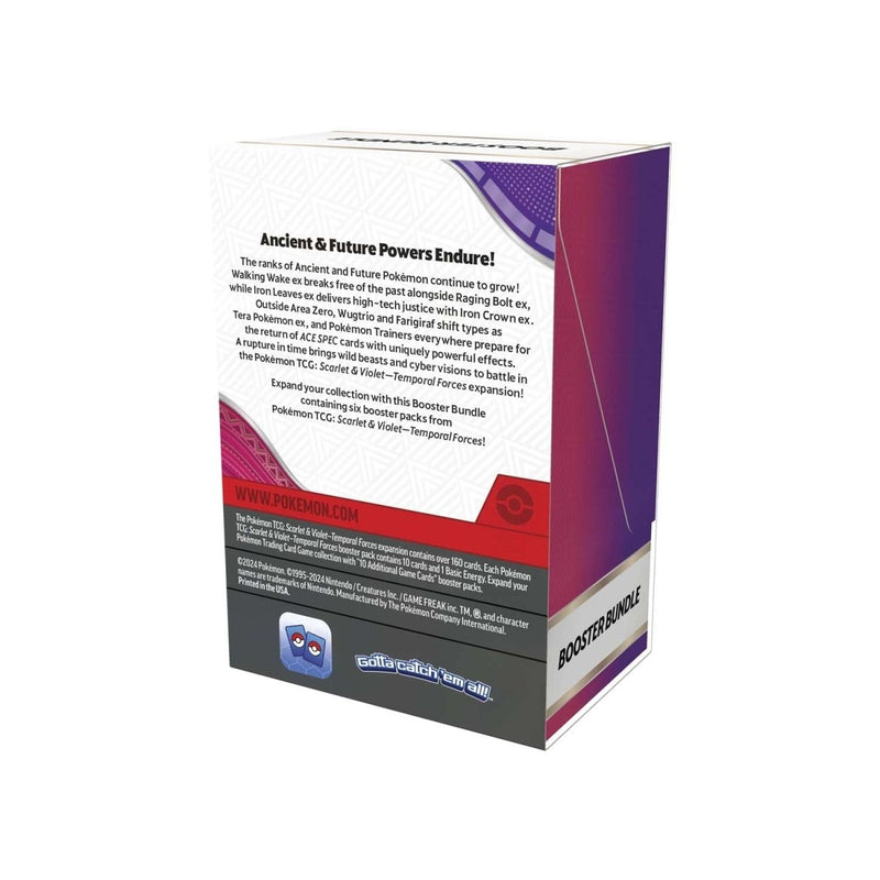 Pokémon TCG: Scarlet & Violet-Temporal Forces Booster Bundle (6 Packs) (3)
