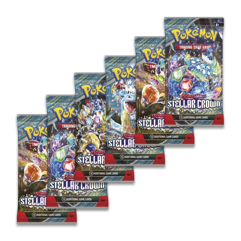 Pokémon TCG: Scarlet & Violet-Stellar Crown Booster Bundle (6 Packs) (2)