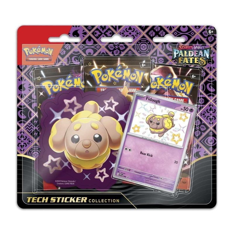 Pokémon TCG: Scarlet & Violet-Paldean Fates Tech Sticker Collection (Shiny Fidough) (1)