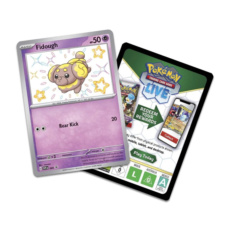 Pokémon TCG: Scarlet & Violet-Paldean Fates Tech Sticker Collection (Shiny Fidough) (3)