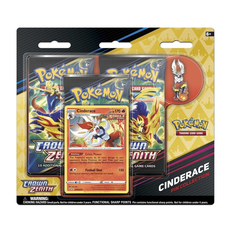 Pokémon TCG: Crown Zenith Pin Collection (Cinderace) (1)