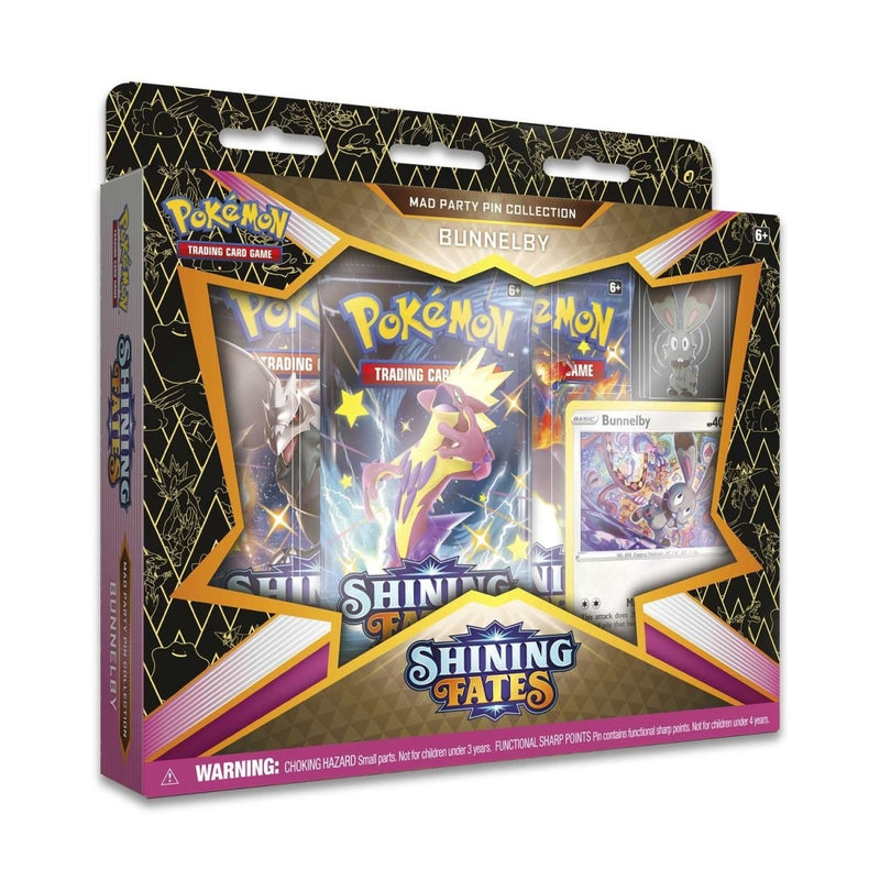 Pokémon TCG: Shining Fates Mad Party Pin Collection (Bunnelby) (1)