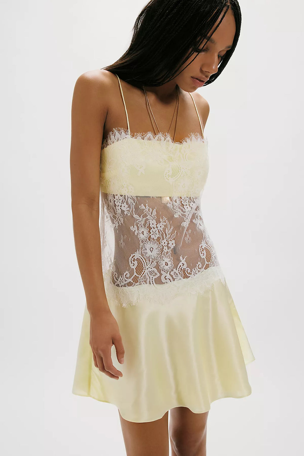 THIRD FORM Poetry Lace Mini Dress