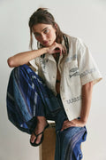 We The Free Castaway Camp Embroidered Button-Down