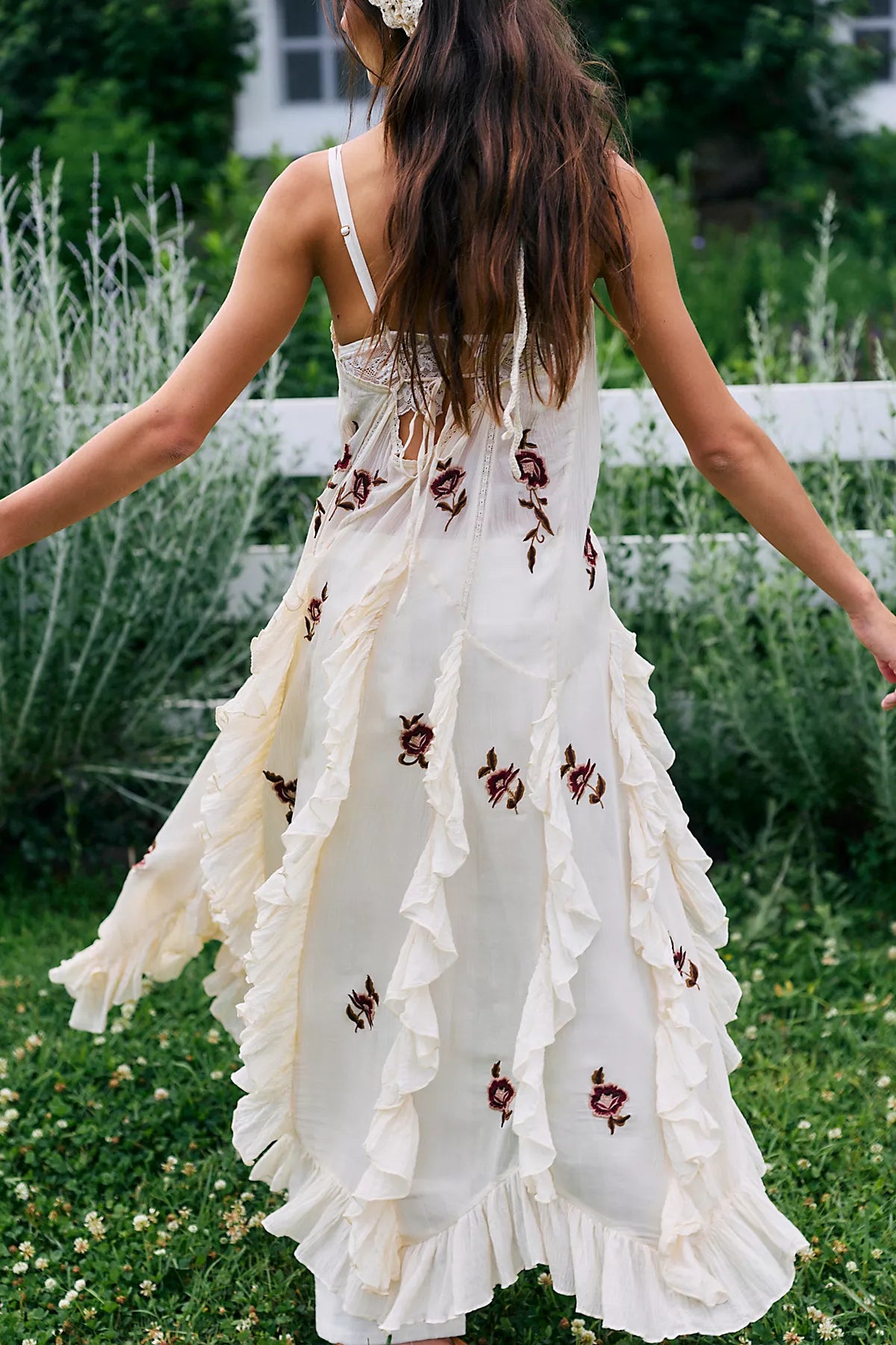 Rosa Embroidered Maxi Top