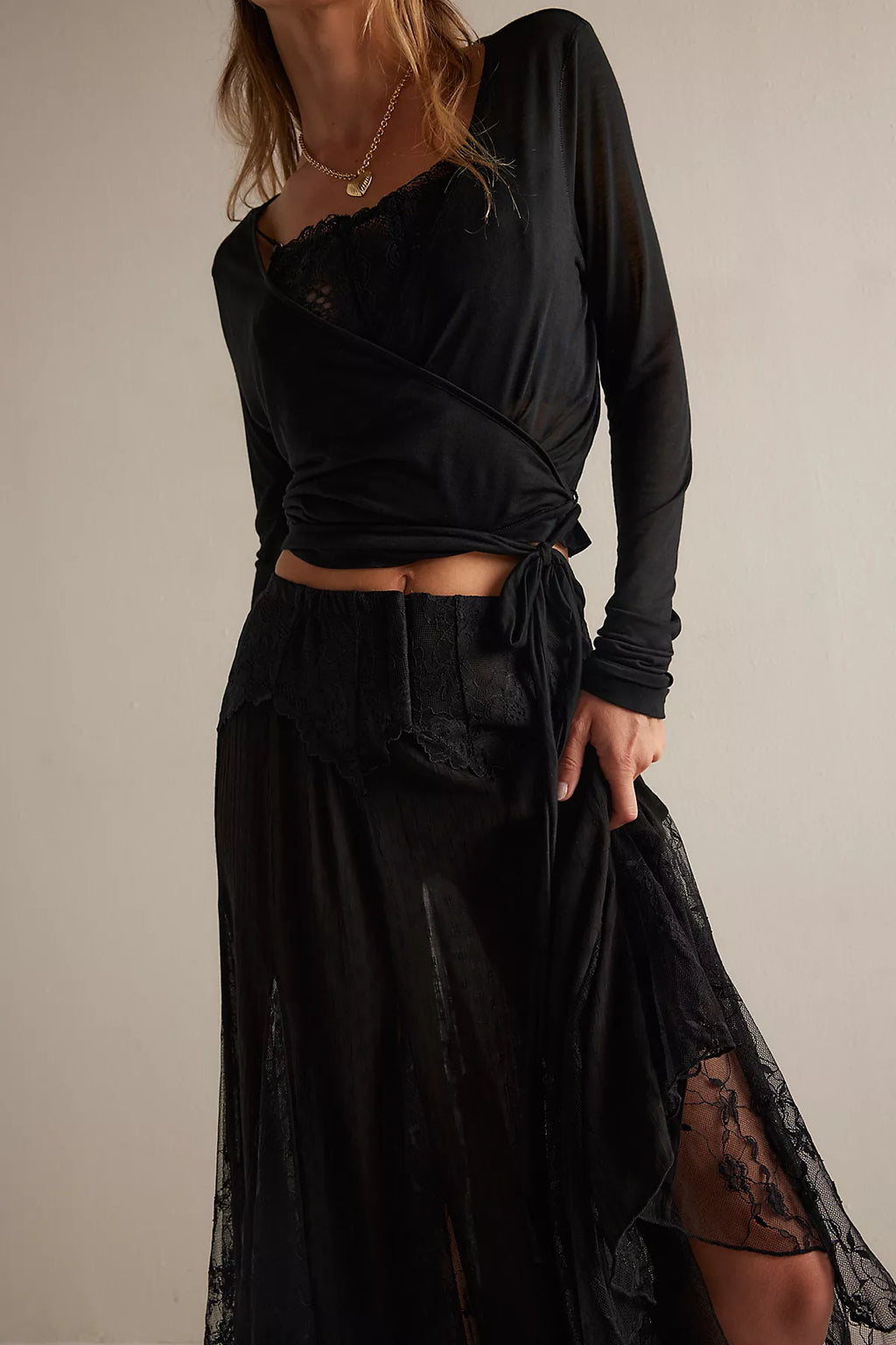 Nice To Meet You Maxi Slip Skirt