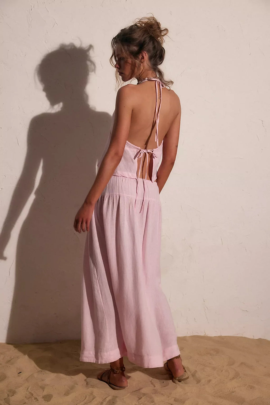 Sandshell Linen Skirt Set