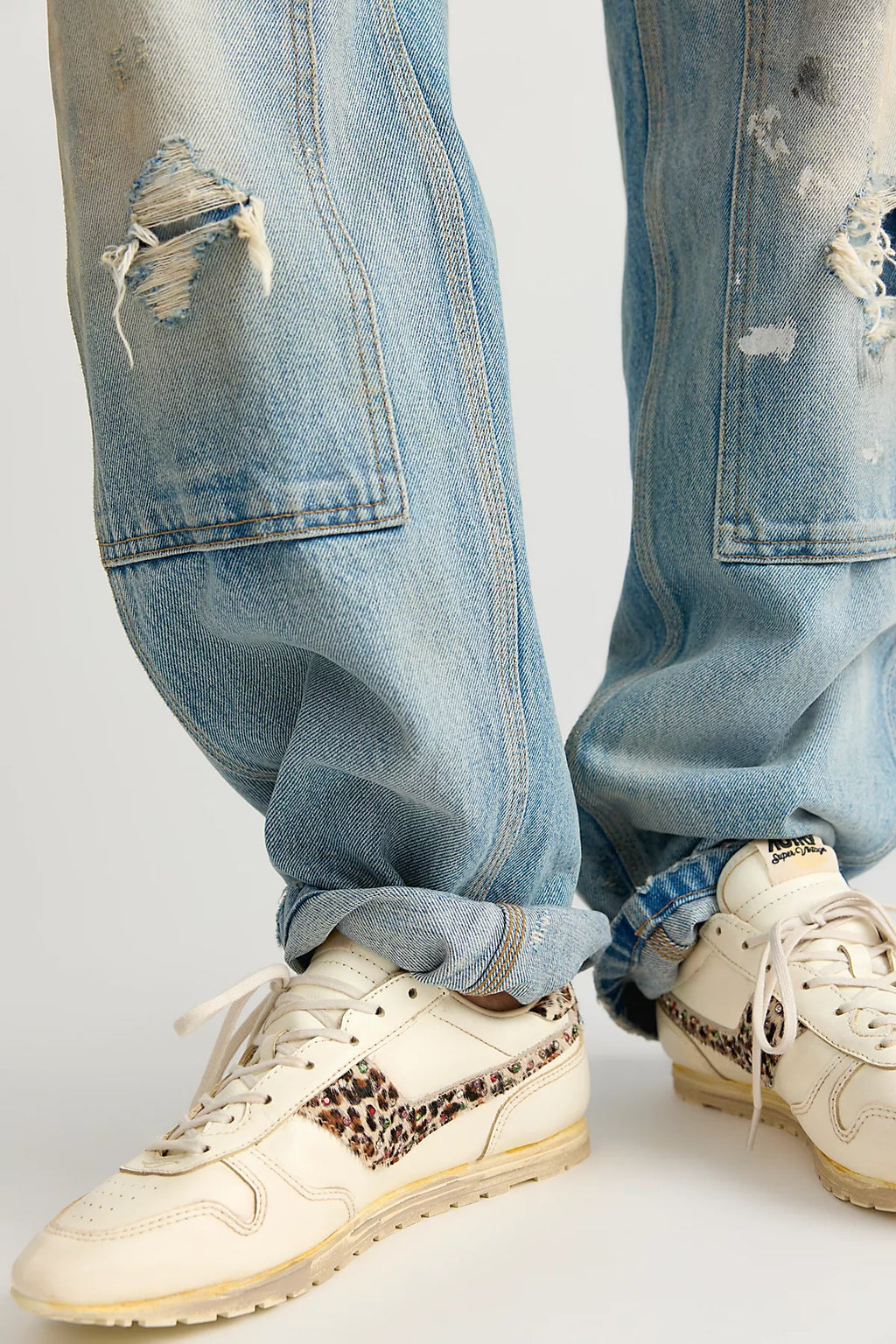 Autry Windspin Low-Top Animal Sneakers