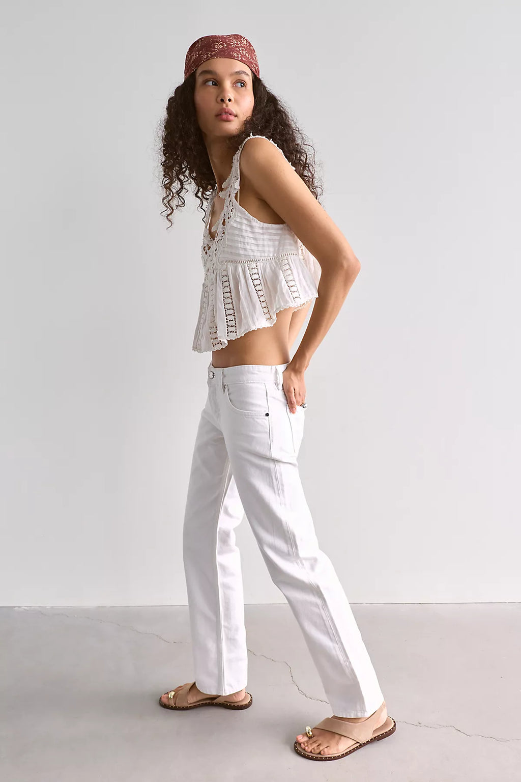 EB Denim Ariel Mid-Rise Wedgie Jeans