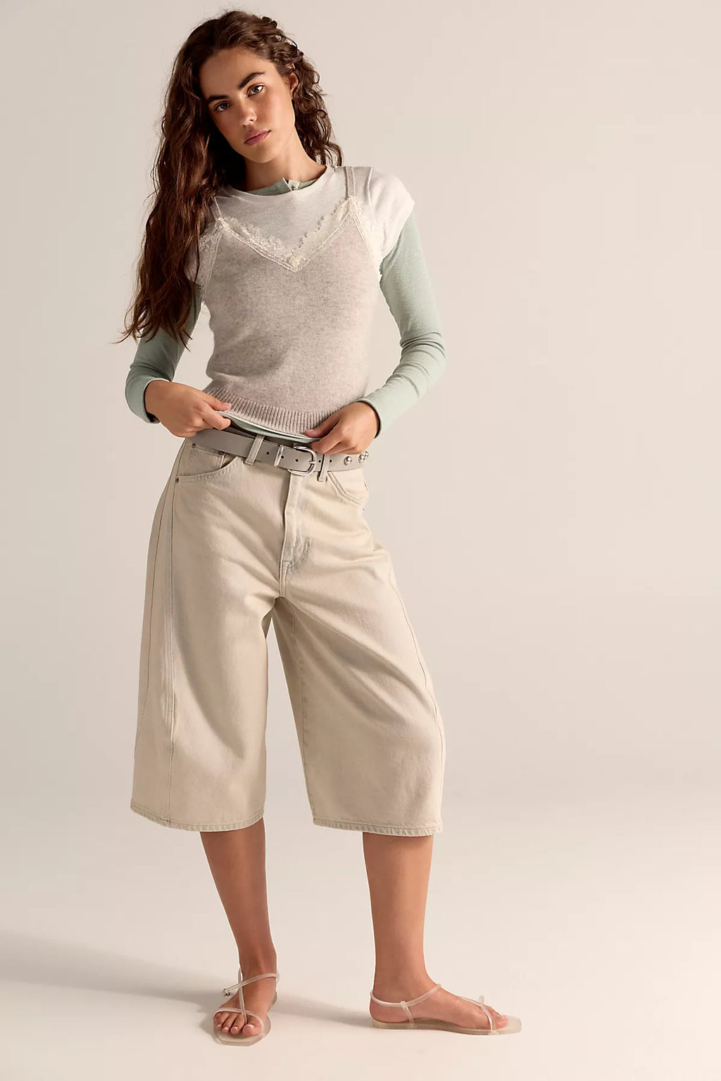 Keeping It Light Ribbed Henley