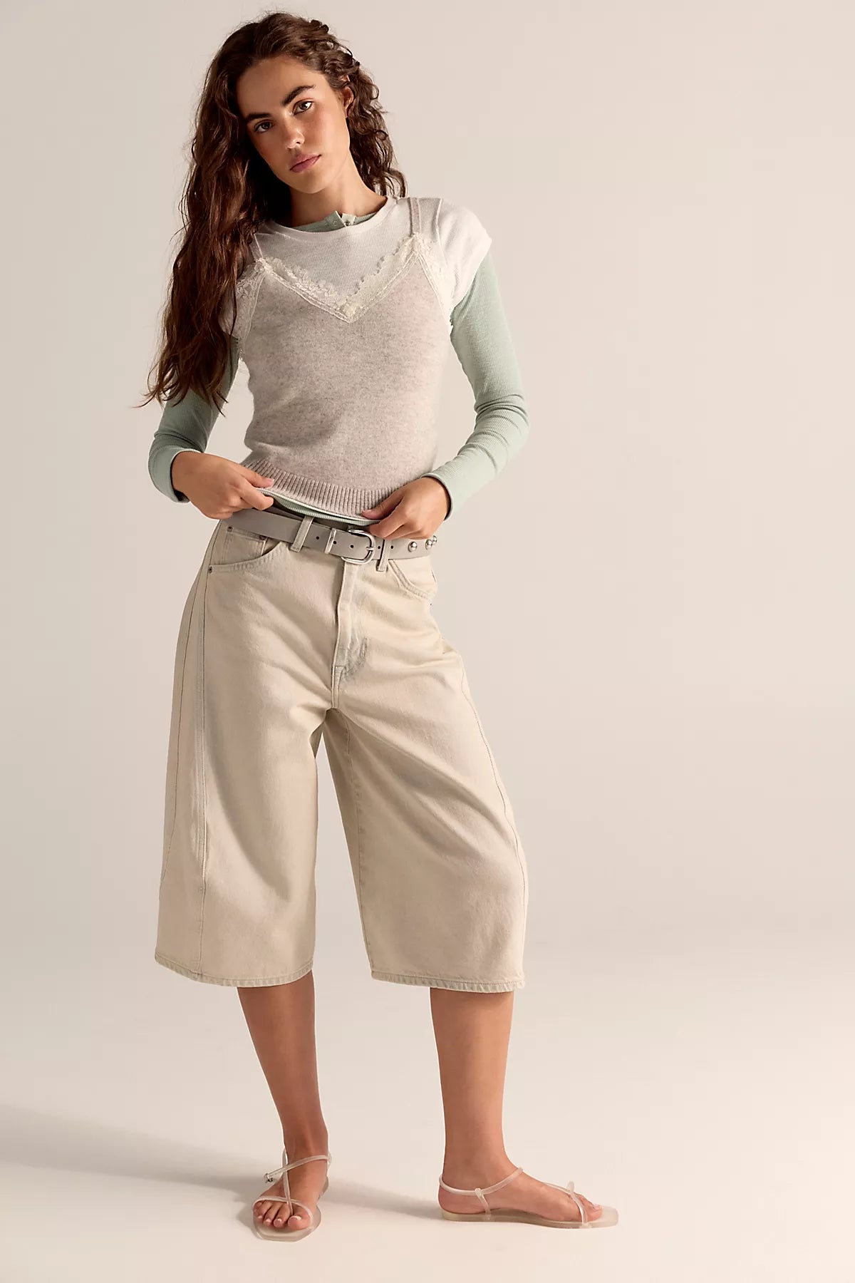 Keeping It Light Ribbed Henley