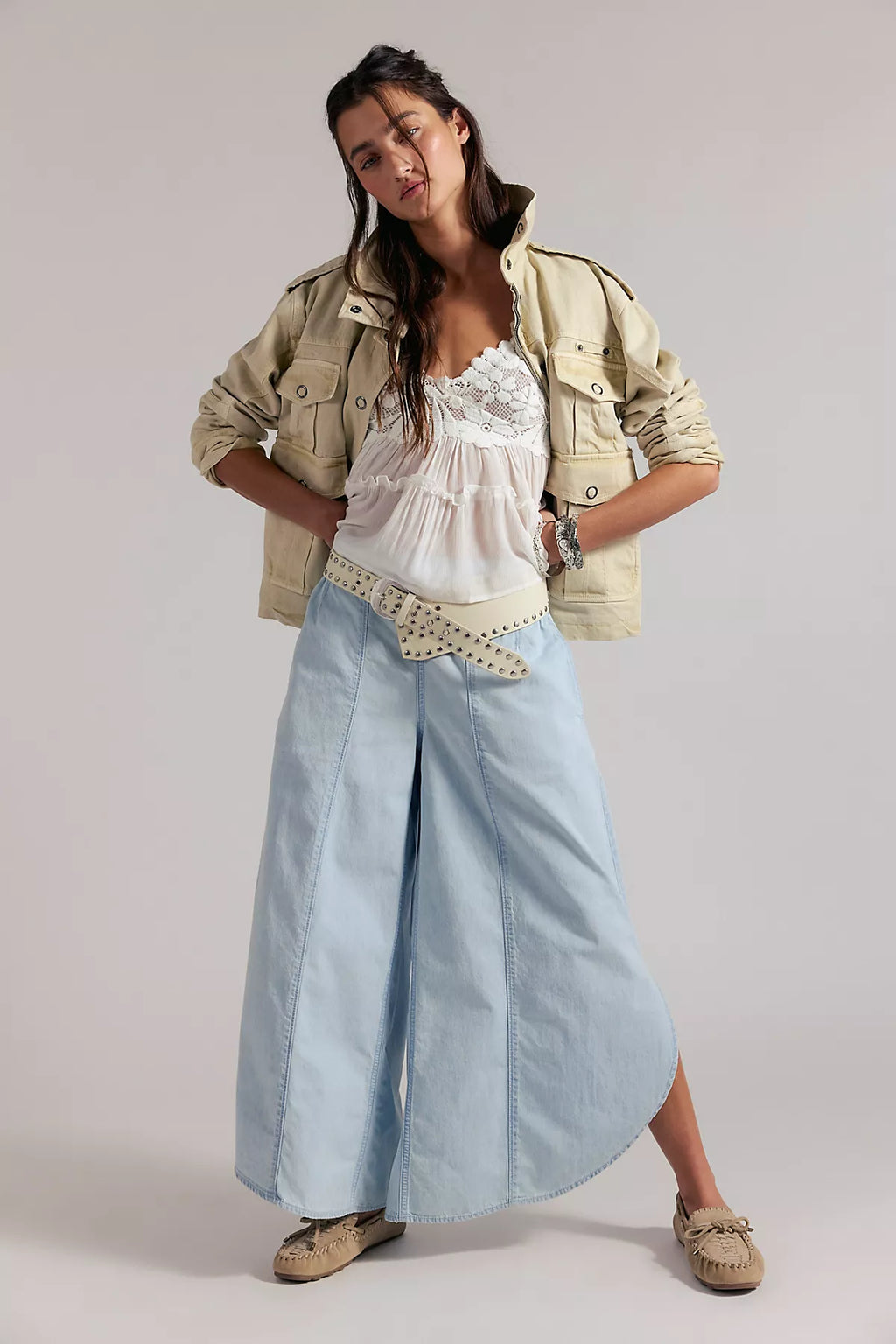 We The Free Sweet Pea Pull-On Tulip Jeans