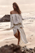 Sandshell Linen Francisca Maxi Dress