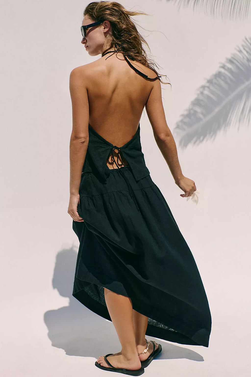 Sandshell Linen Skirt Set