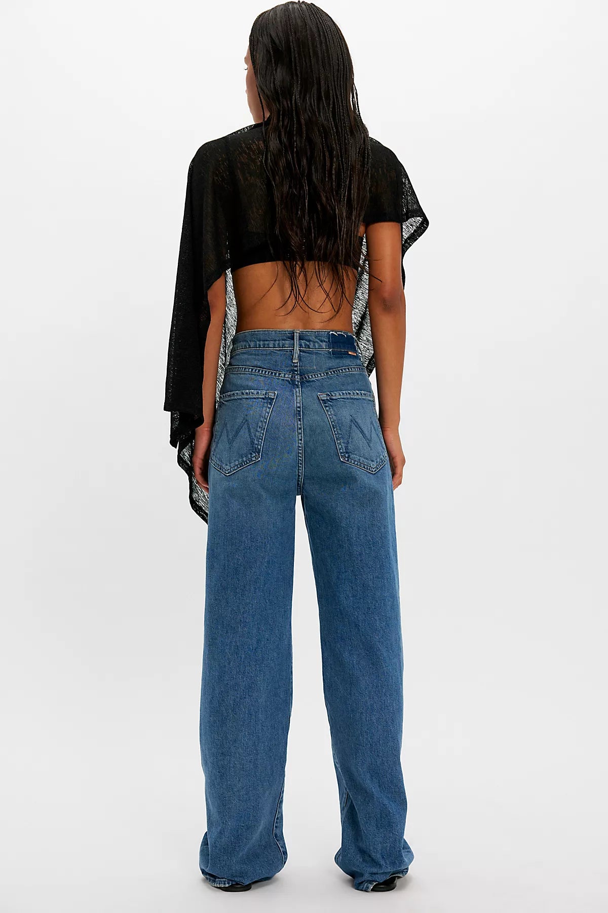 MOTHER High-Waisted Tunnel Vision Sneak Jeans