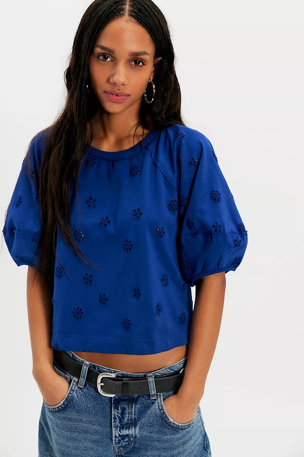 Jessie Eyelet Tee