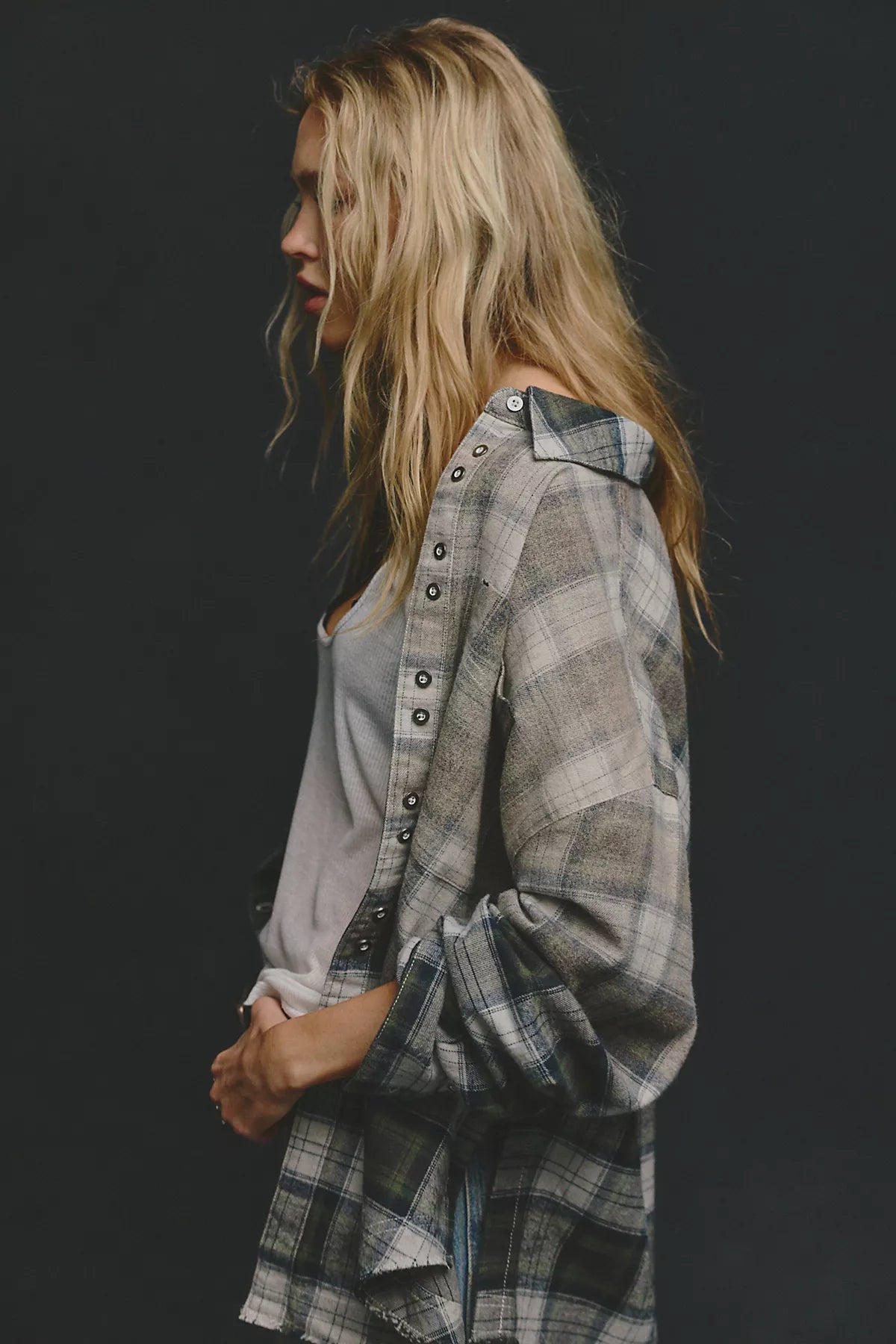 We The Free Lexi Plaid Button Down