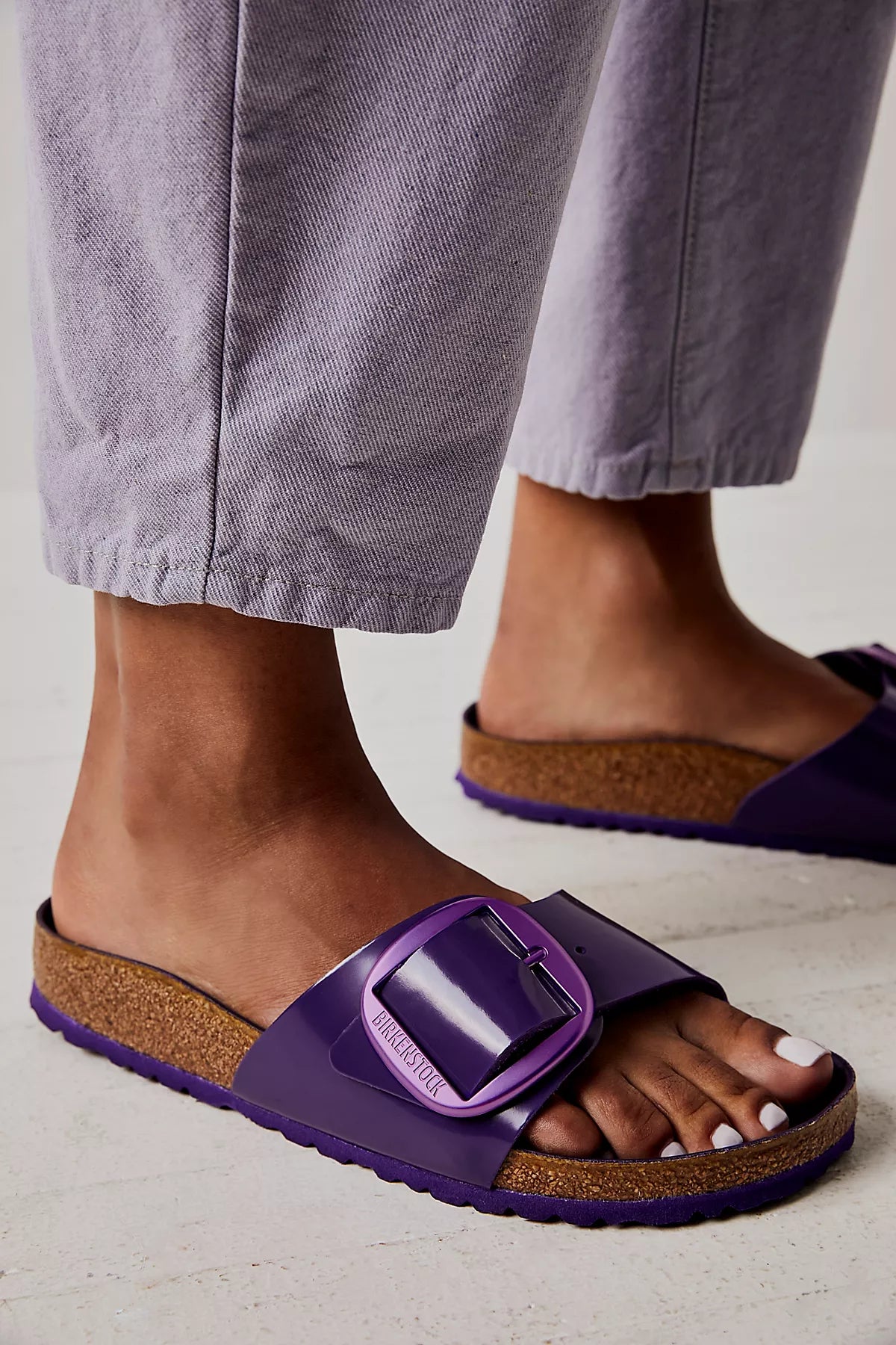 Birkenstock Madrid Big Buckle High Shine Sandals