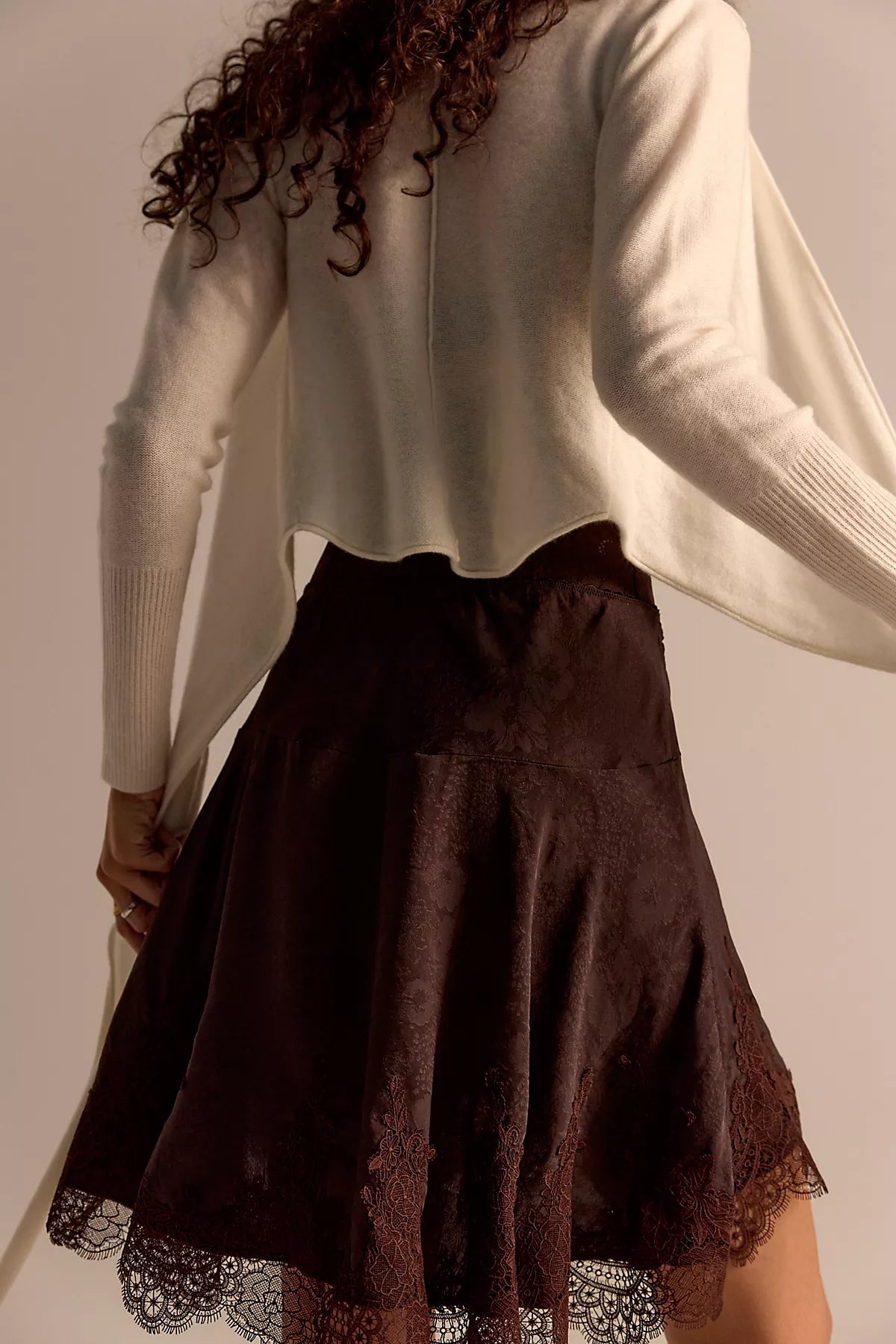 Something Satin Mini Slip Skirt