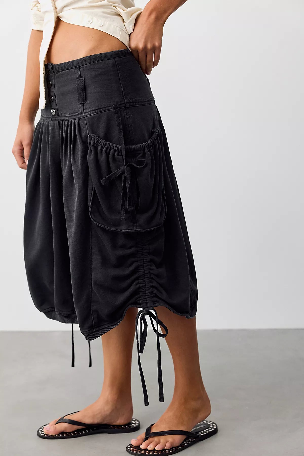 We The Free Nightshade Knit Midi Skirt