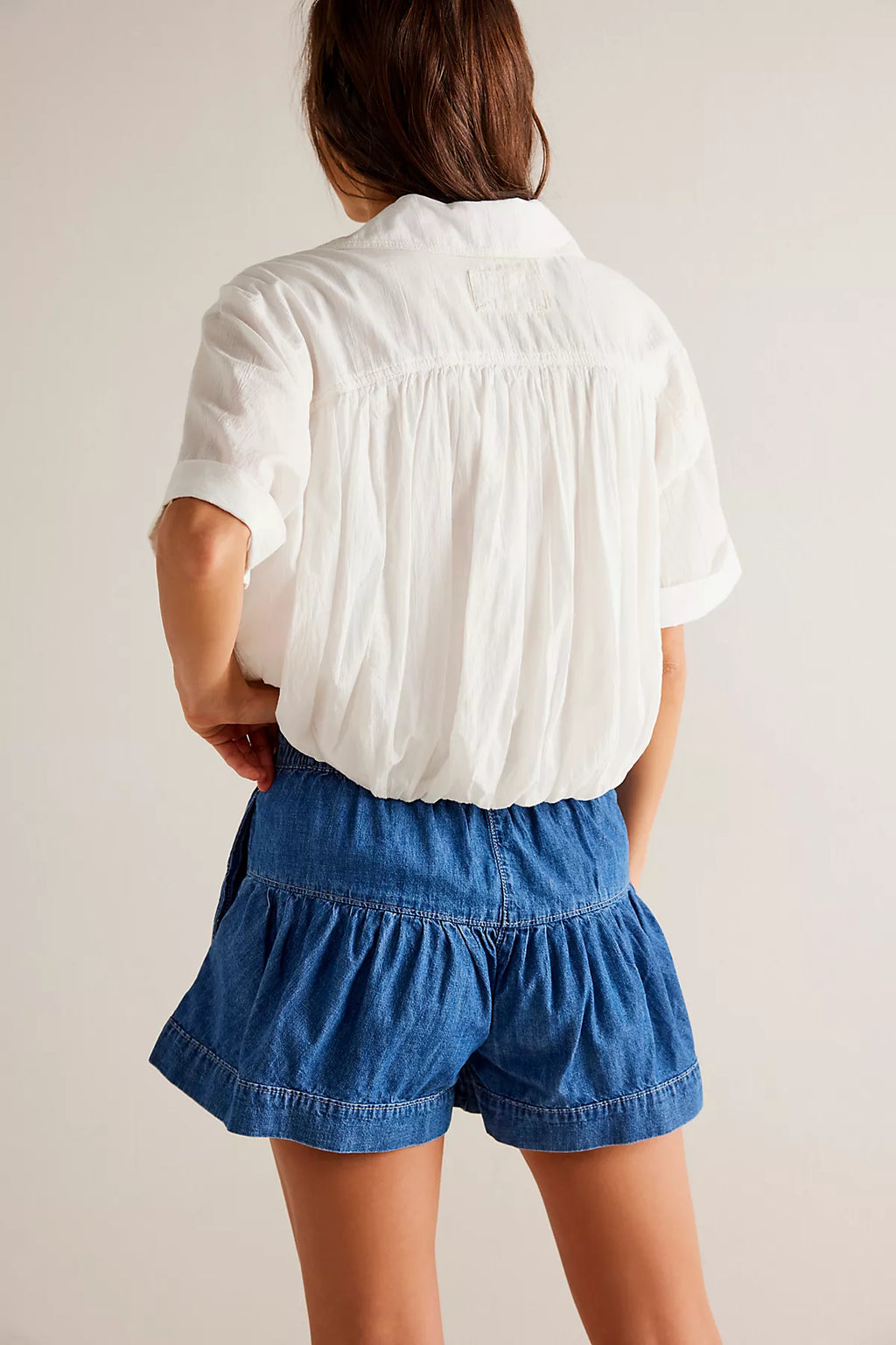 We The Free Fleur Denim Shorts