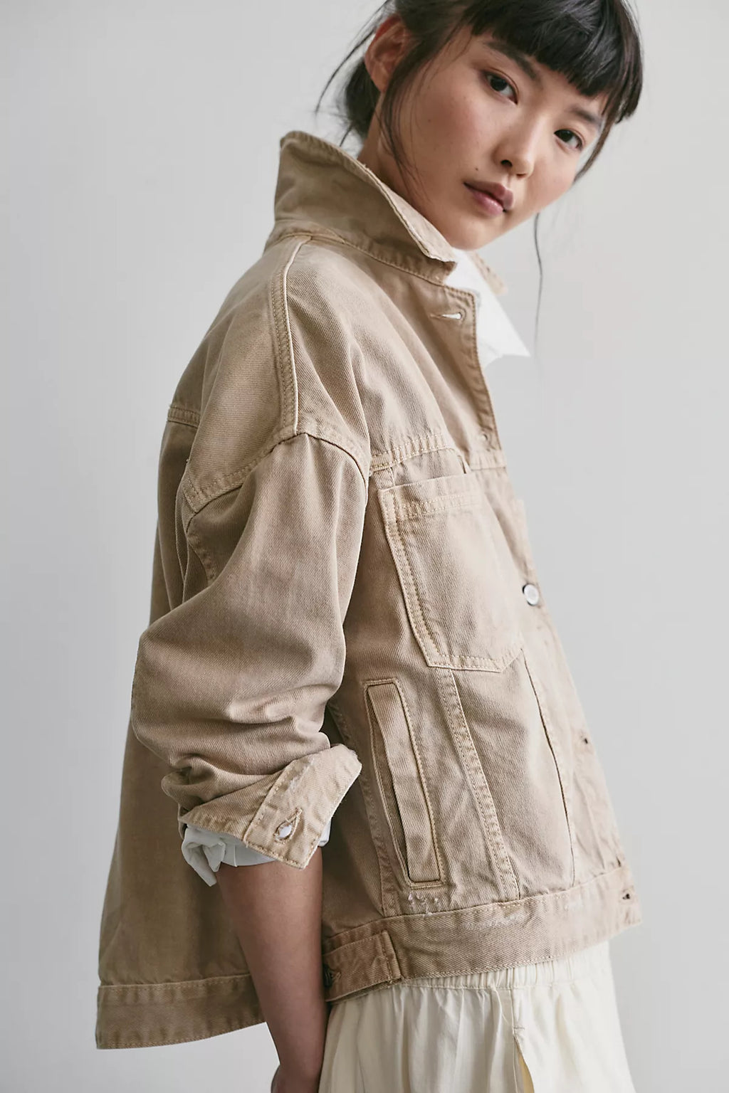 We The Free Opal Swing Denim Jacket