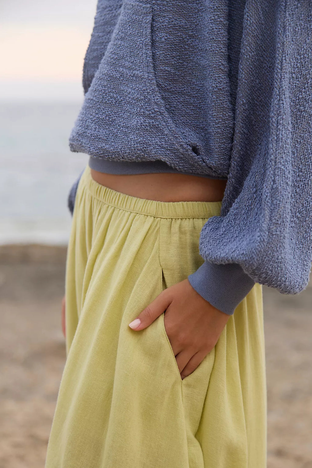 Sandshell Linen Carlie Pants