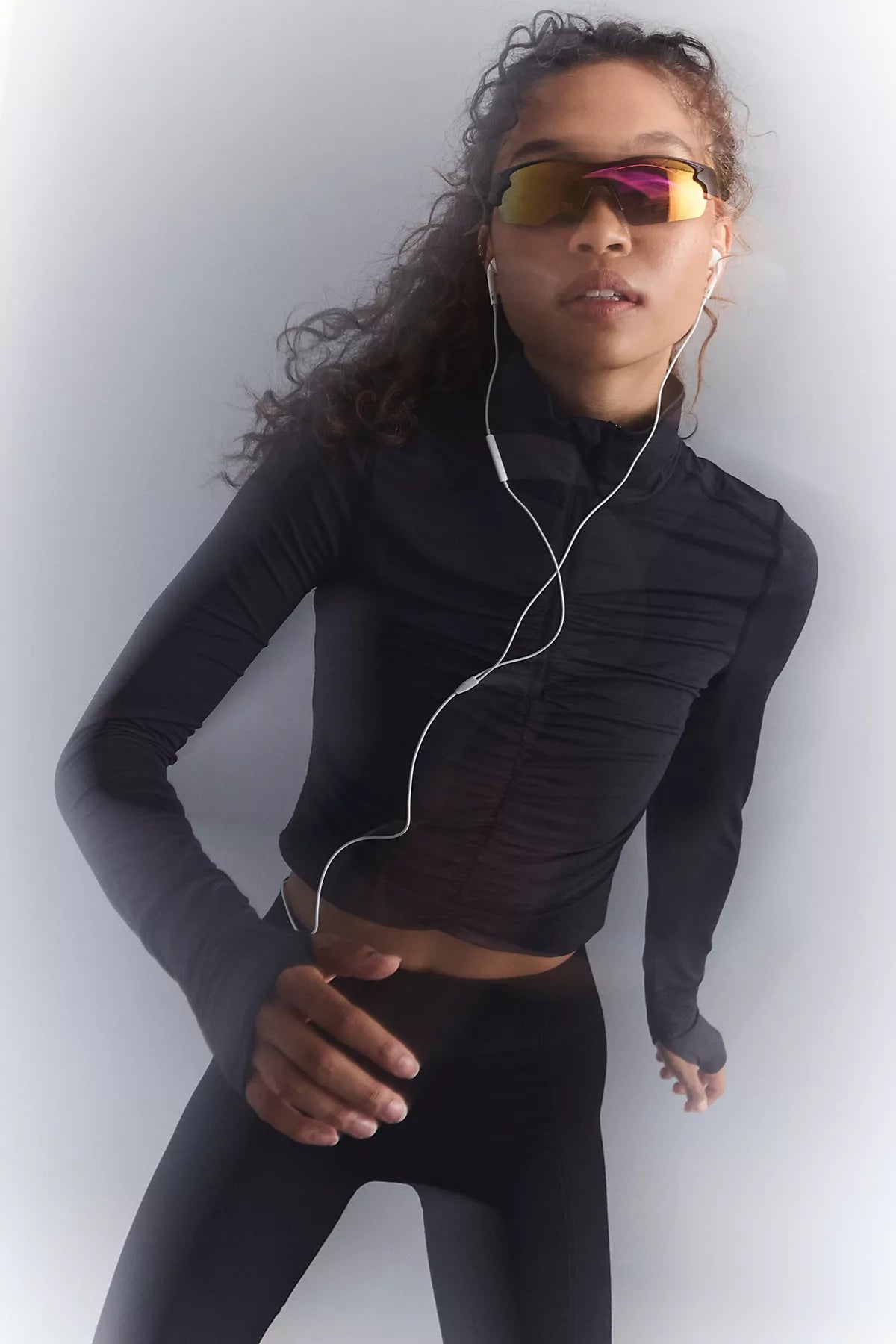 Tempo Ruched UV Protection Half Zip