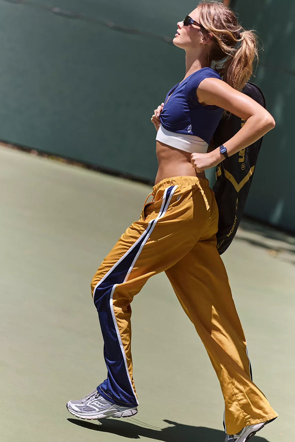 Retro Rider Mesh-Paneled Pants