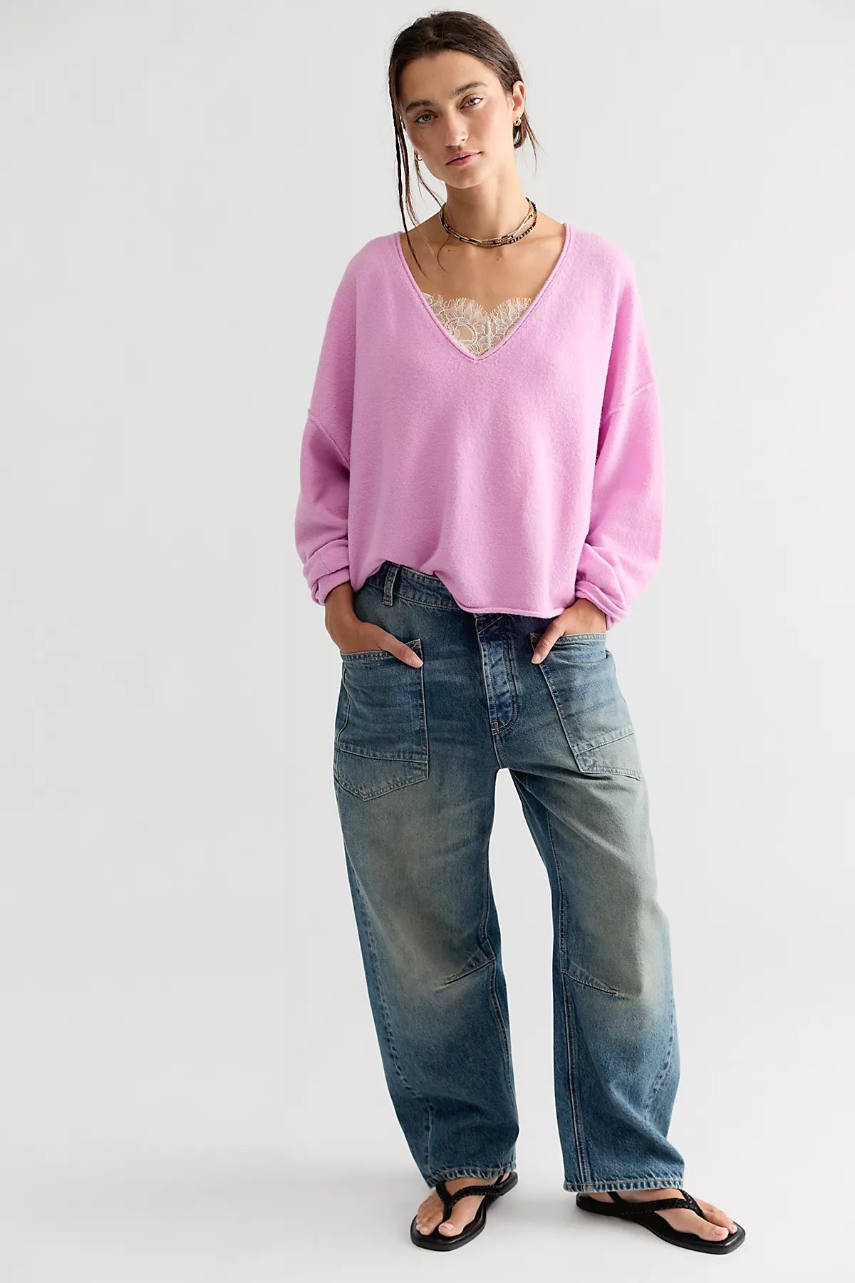 See Me V-Neck Pullover