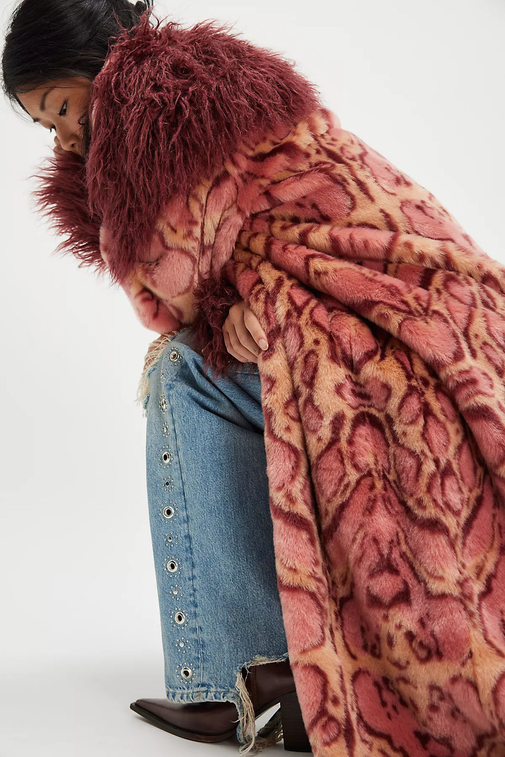 Unreal Fur Cuvée Rose Coat